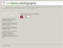 Tablet Screenshot of kenleslie.co.uk